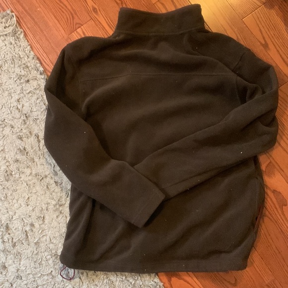 Cozy brown gap oversized quarter zip - Picture 3 of 3